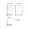 Picture of Base Wastebasket Cabinet (BWB)